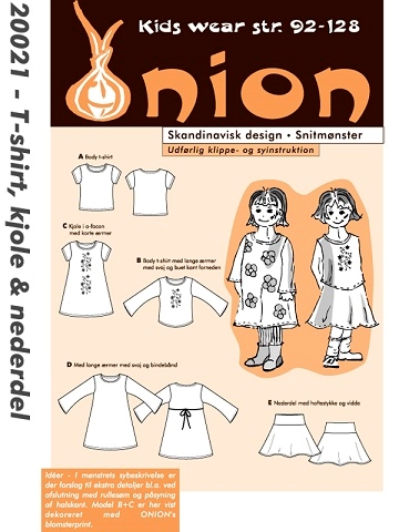 Onion 20021 - T-shirt,kjole,nederdel