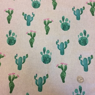 Lærred - Kaktus