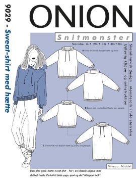 Onion 9029 Sweatshirt med hætte
